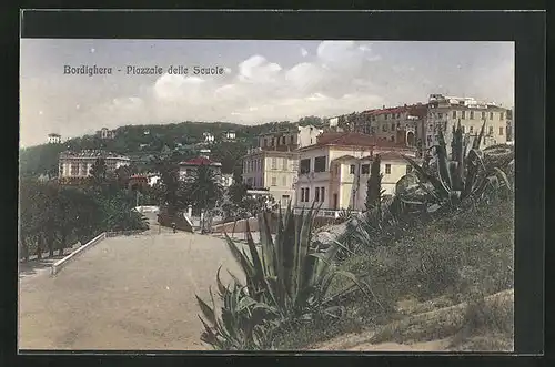 AK Bordighera, Piazzale delle Scuole