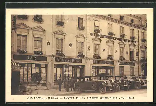 AK Chalons-sur-Marne, Hotel de la Haute Mère-Dieu
