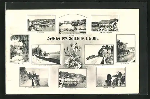 AK Santa Margherita Ligure, Villa Figari, Portofino, Riva Occidentale