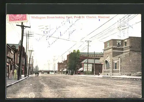 AK Montreal, Wellington Street-looking East, Point St. Charles