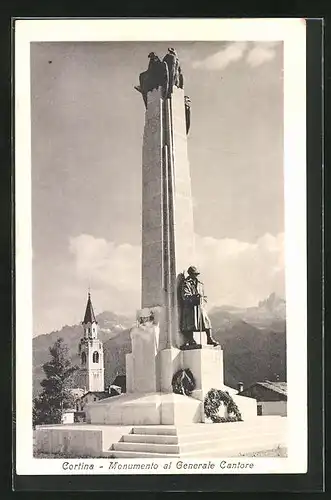 AK Cortina, Monumento al Generale Cantore