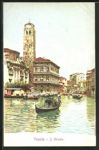 Künstler-AK Venezia, S. Geremia