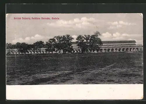 AK Ambala, British Infantry Soldier Barracks