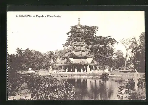 AK Calcutta, Pagoda, Eden Garden