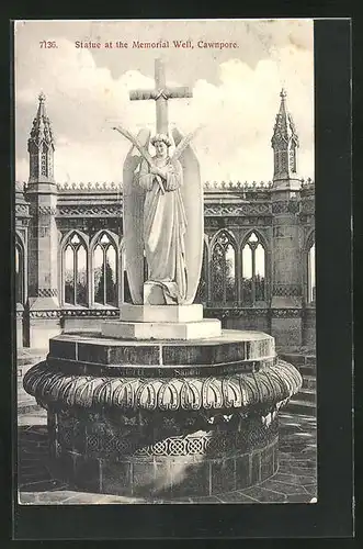 AK Cawnpore, Statue at the Memorial Well