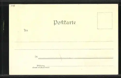 Lithographie Hamburg-Neustadt, Alter Jungfernstieg mit Alsterdamm, Hansa-Brunnen, Stadttheater