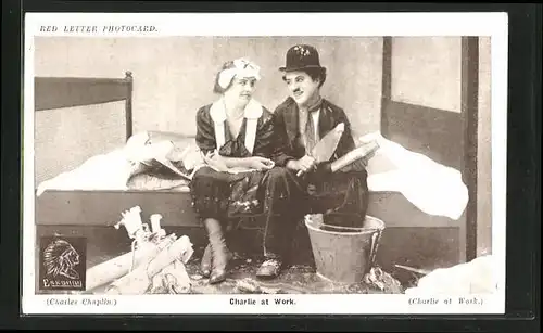 AK Charlie at Work, Charles Chaplin