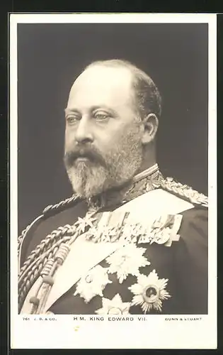 AK Porträt König Edward VII. von England