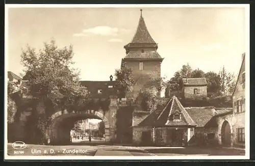 AK Ulm a. D., Partie am Zundeltor