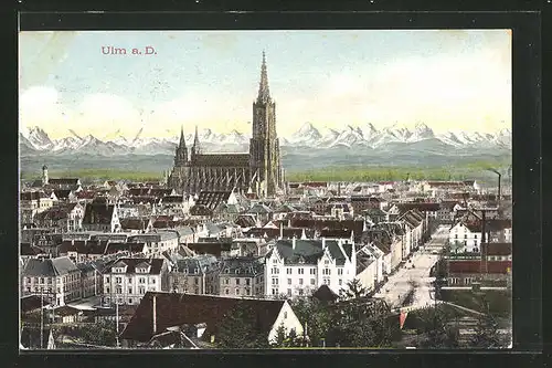 AK Ulm a.D., Ortspartie am Münster