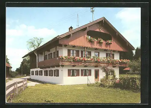 AK Lenggries / Obb., Gasthaus Kranzerweber