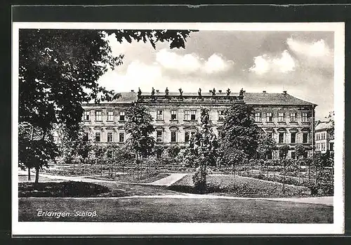 AK Erlangen, Parkanlagen am Schloss