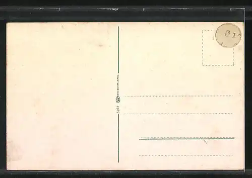 AK Friedrichroda i. Thür., Der Grund, Blick nach dem Herzogsweg