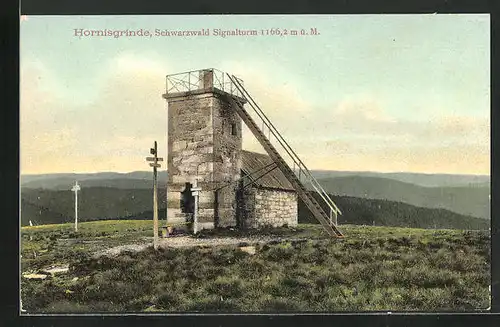 AK Hornisgrinde, am Schwarzwald Signalturm