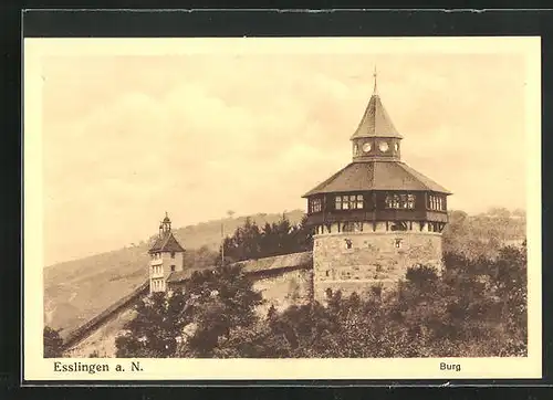 AK Esslingen a. N., an der Burg