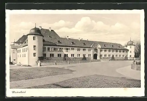 AK Wiesentheid, Vorplatz zum Schloss