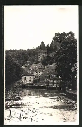 AK Kronach / Frankenwald, am Steinwehr