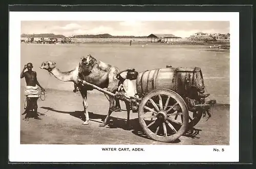 AK Aden, Water Cart, Kamelkarren