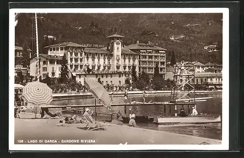 AK Gardone Riviera, Hotel Savoy Palace am Lago di Garda