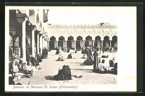 AK Kairo, Interior of Moqsue El Azhar