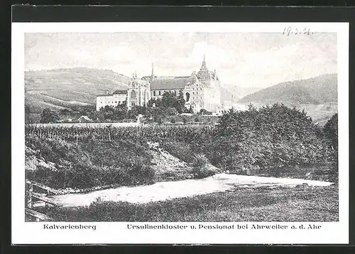 AK Ahrweiler / Ahr, Ursulinenkloster & Pensionat auf dem Kalvarienberg