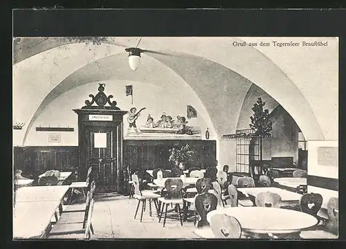 AK Tegernsee, Inneres des Braustübel