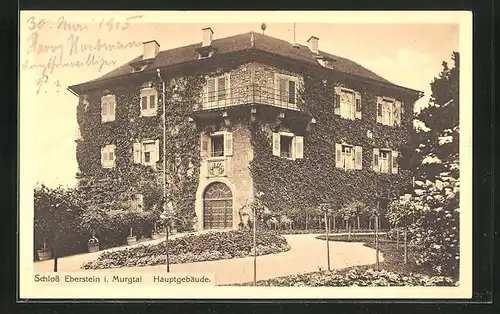 AK Eberstein / Murgtal, Schloss, Hauptgebäude