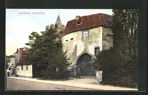 AK Naumburg, Teilansicht mit Marientor