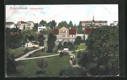 AK Friedrichroda, Villen am Wilhelmsplatz