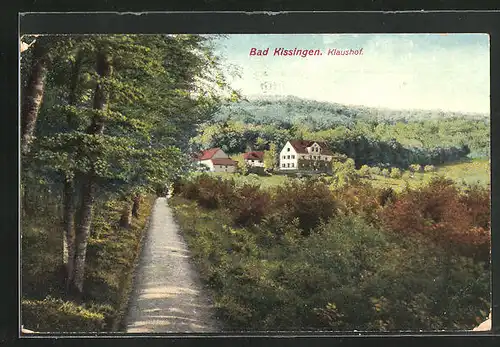 AK Bad Kissingen, auf dem Weg zum Klaushof