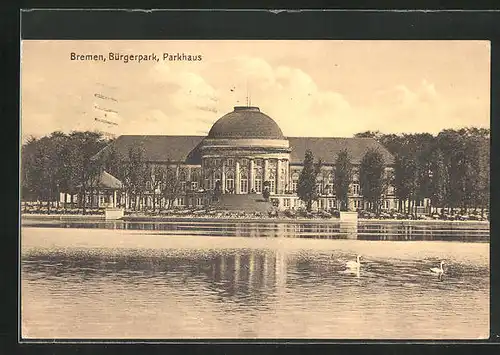 AK Bremen, das Parkhaus im Bürgerpark