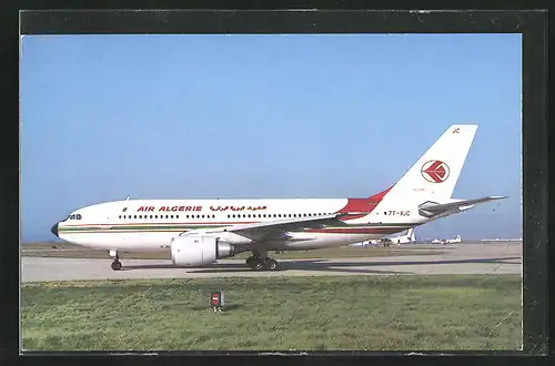 AK Flugzeug, der Fluglinie Air Algerie, Airbus A310-203 auf dem Rollfeld