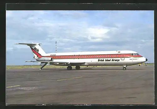 AK Flugzeug, der Fluglinie British Island Airways, One-Eleven 523FJ