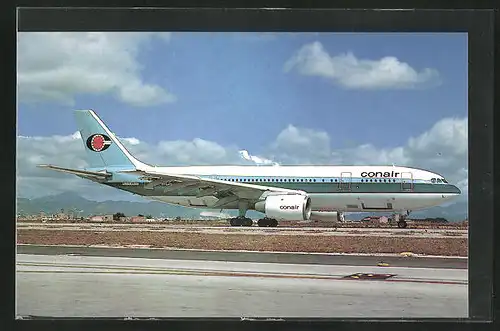 AK Flugzeug, der Fluglinie Conair, Airbus A300B4-320, at the Airport