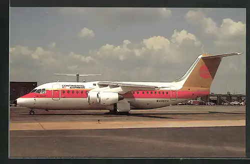 AK Flugzeug, der Fluglinie Continental Express, BAe 146-200