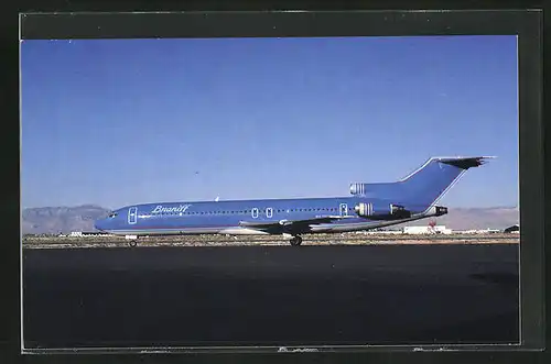 AK Flugzeug, Linienflugzeug der Fluglinie Braniff, Boeing 727-227