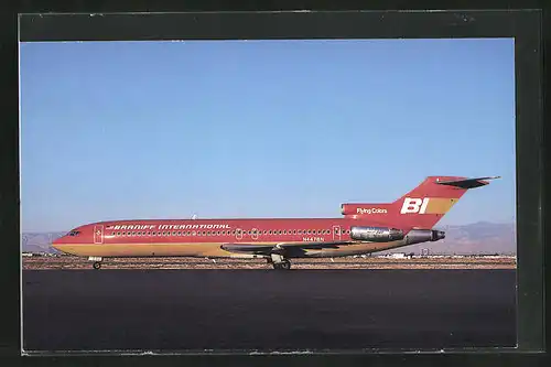 AK Flugzeug, Linienflugzeug der Fluglinie Braniff International, Boeing 727-227