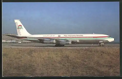 AK Flugzeug, Linienflugzeug der Fluglinie Misr Oerseas Airways, Boeing B.707-323C
