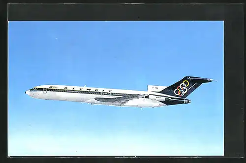 AK Flugzeug, Linienflugzeug der Fluglinie Olympic, Boeing 727-200