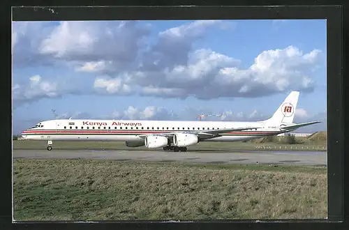 AK Flugzeug der Fluglinie Kenya Airways, McDonnell Douglas DC-8-71