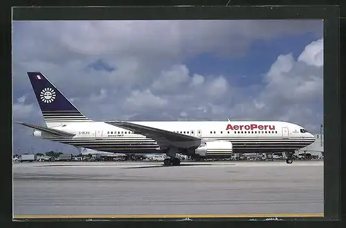 AK Flugzeug der Fluglinie Aero Peru, Boeing 767-204