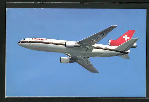 AK Flugzeug der Fluglinie Swissair, McDonnell Douglas DC-10-30