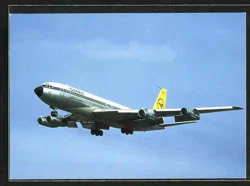 AK Flugzeug, Linienflugzeug der Fluglinie Condor, Boeing 707-330B