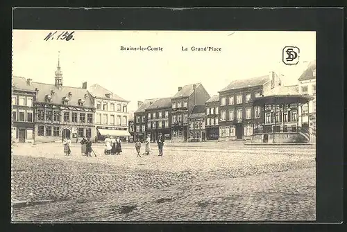 AK Braine-le-Comte, la Grand'Place