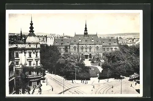 AK Brünn / Brno, Blick auf das Deutsche Haus