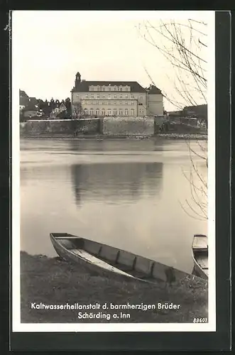 AK Schärding a. Inn, Kaltwasserheilanstalt der barmherzigen Brüder