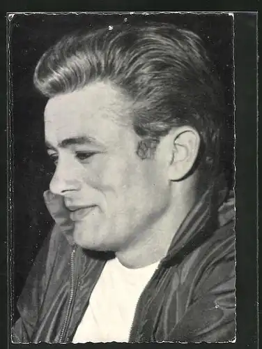 AK Schauspieler James Dean in Lederjacke