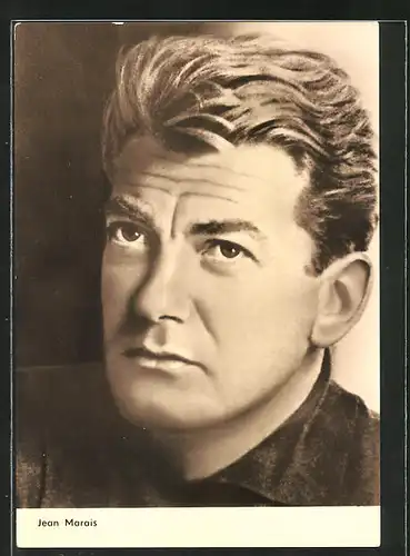 AK Schauspieler Jean Marais mit ernstem Blick