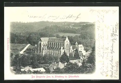 AK Altenberg / Dhünnthale, Blick auf den Bergischen Dom