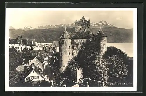 AK Meersburg, Teilansicht mit Säntis